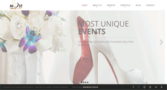 Desktop Screenshot of mostuniqueevents.com